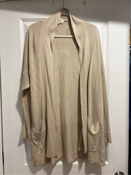 Wilfred Sweaters - Wilfred Cream Open-Front Knit Cardigan